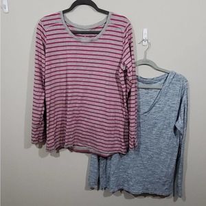 Ana merona striped long sleeve‎ shirt size XL
